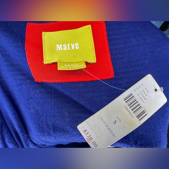 Maeve Anthropologie NWT Cameron Asymmetric Swing Dress - Picture 7 of 8